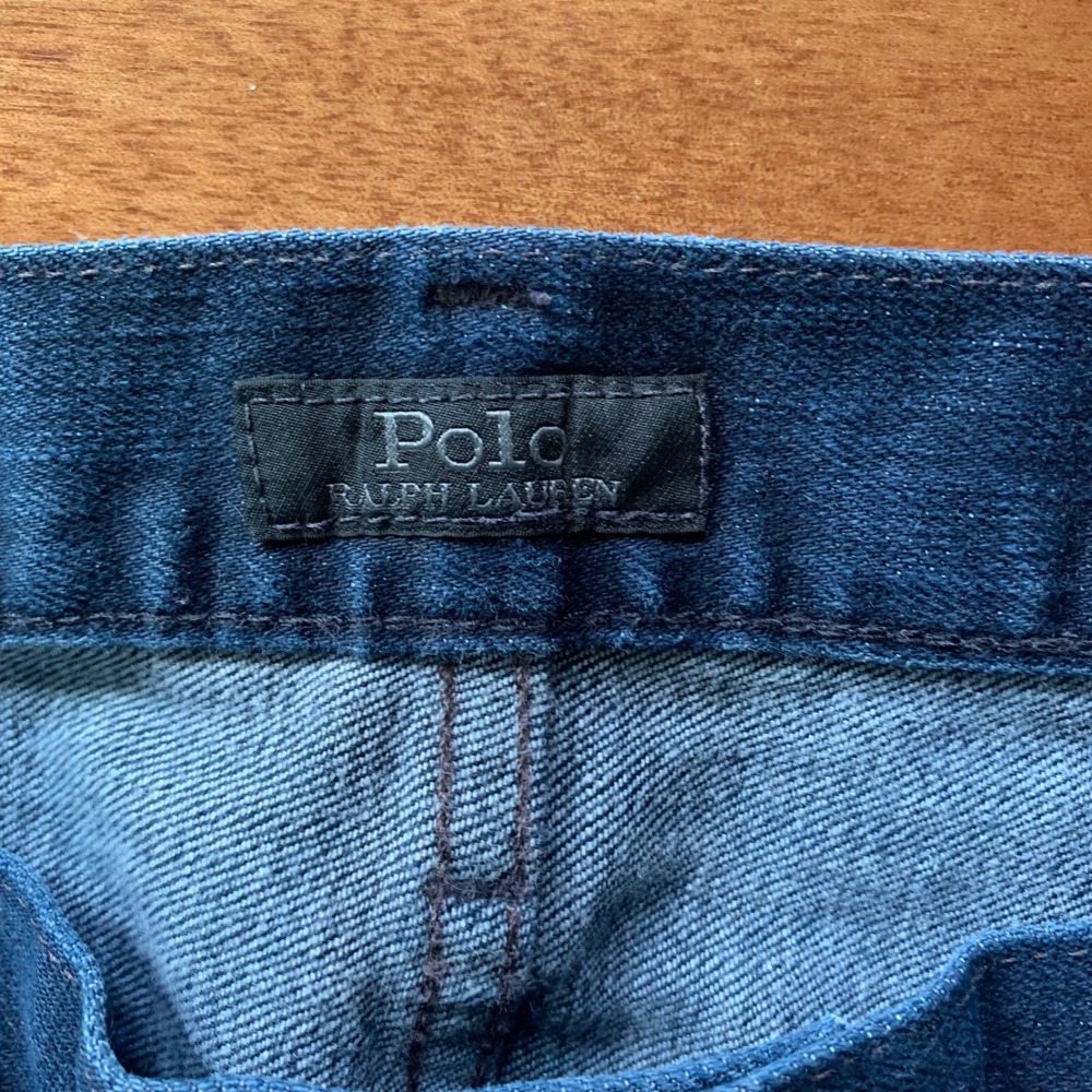 Polo Ralph Lauren 40x30 Jeans Dark Wash Excellent Straight Leg Denim‎ Pants - Picture 7 of 10